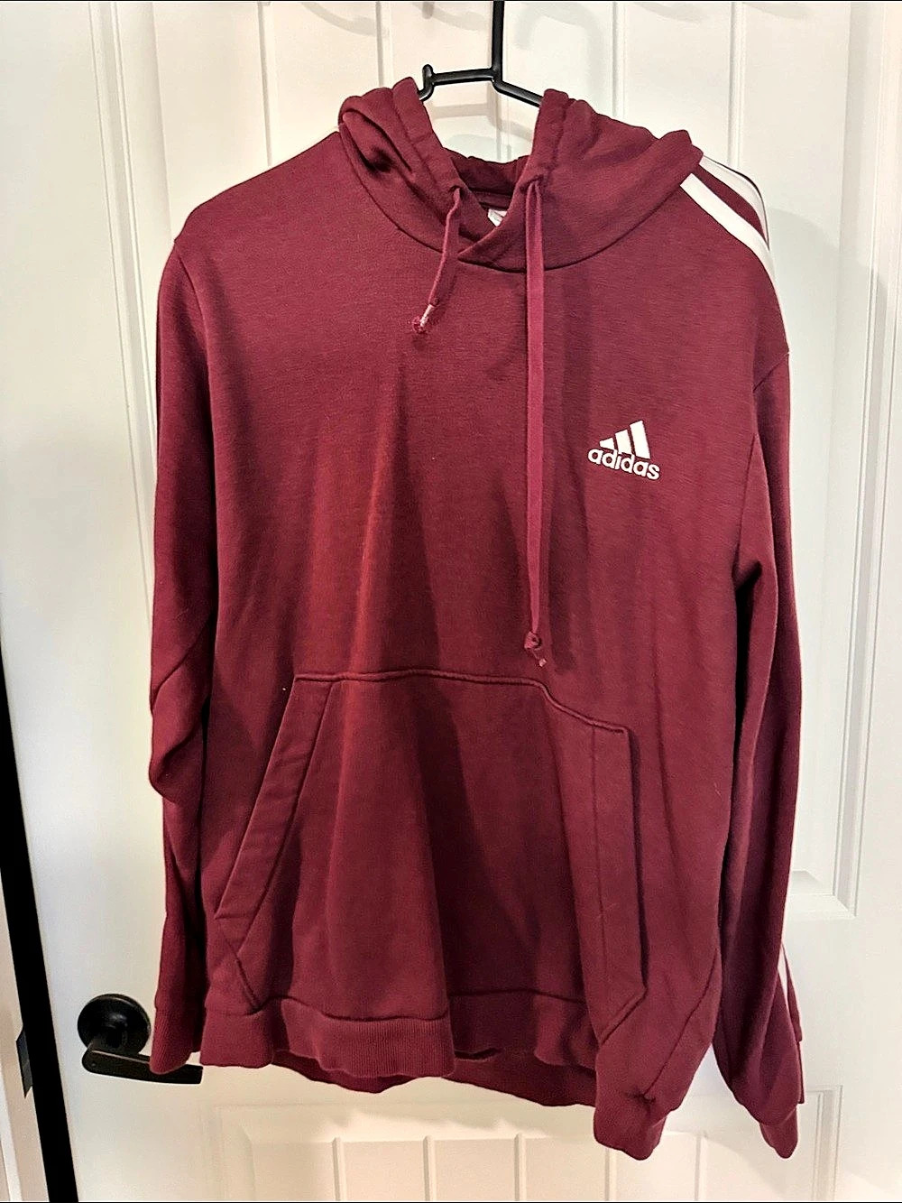 adidas Adicolor Classics 3-Stripes Hoody Burgundy Large